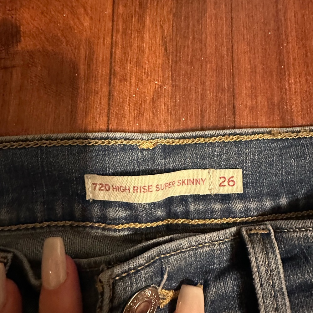 skinny high rise jeans